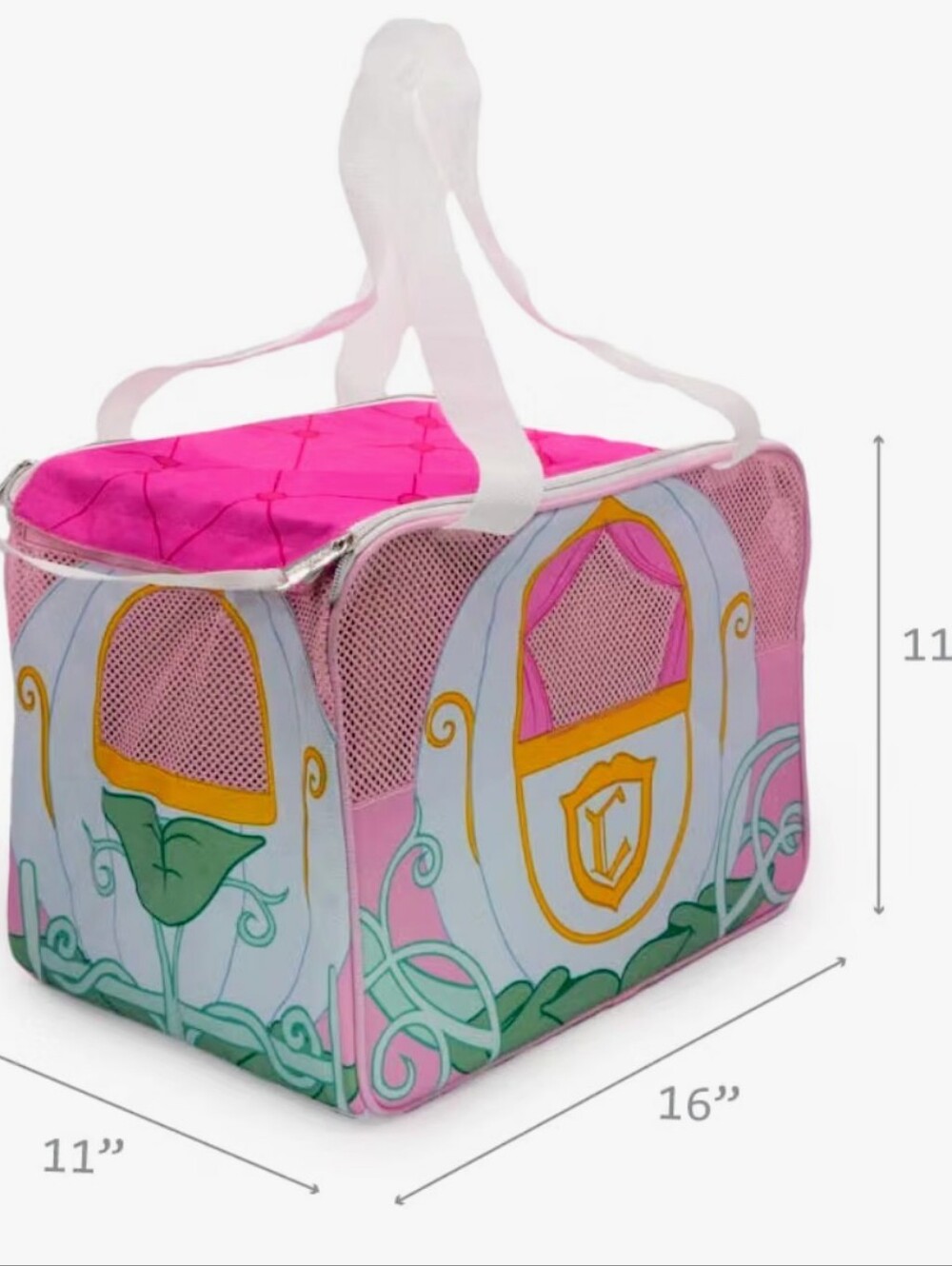 Disney Pink Pumpkin Carriage Pet Carrier Tote